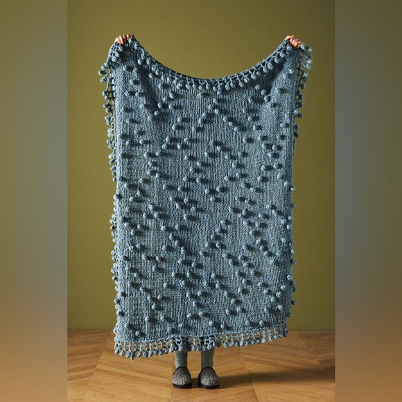 New🌟Amber Lewis for Anthropologie Knit Throw Blanket - Picture 1 of 5